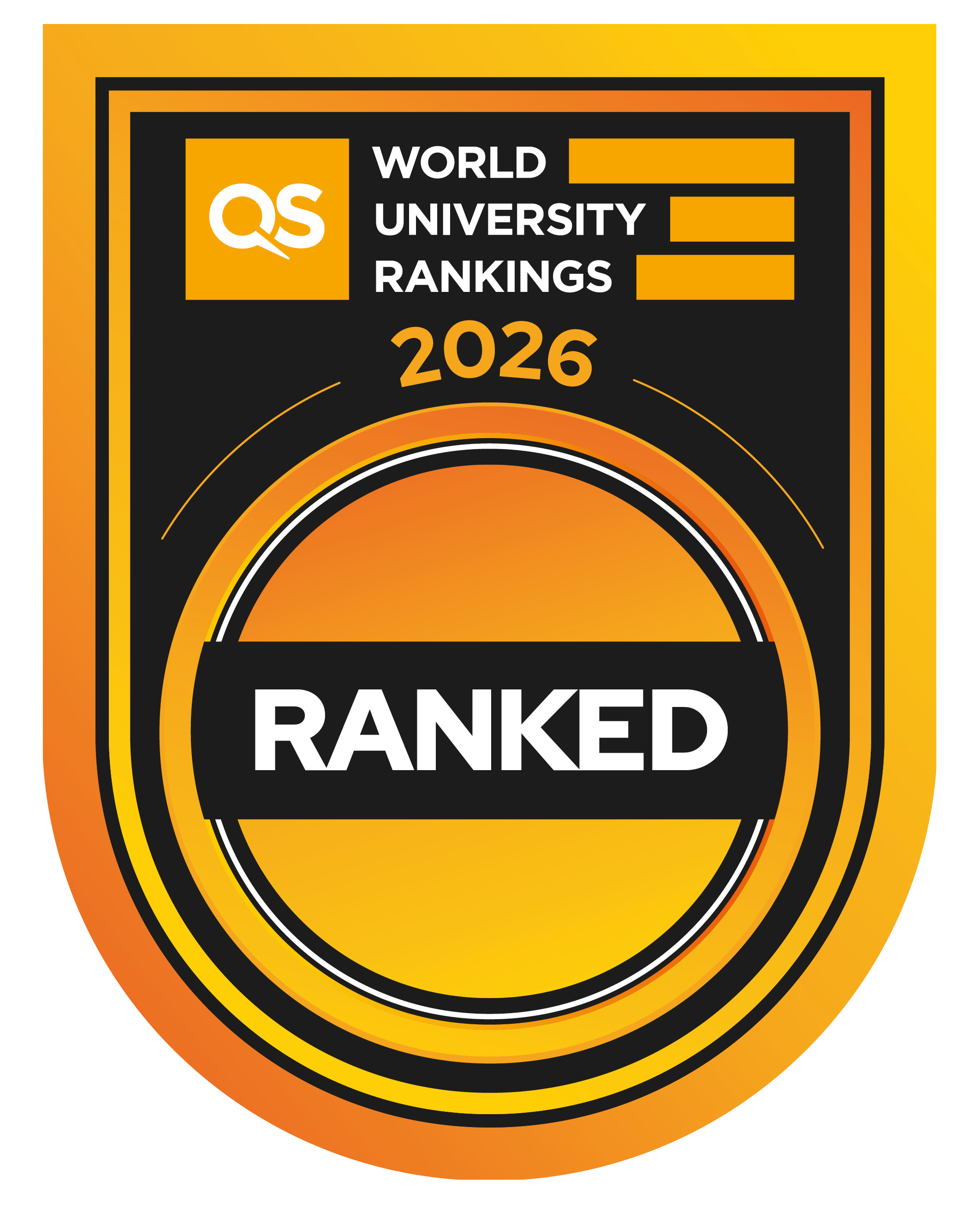 QS World University Rankings 2026 Ranked badge
