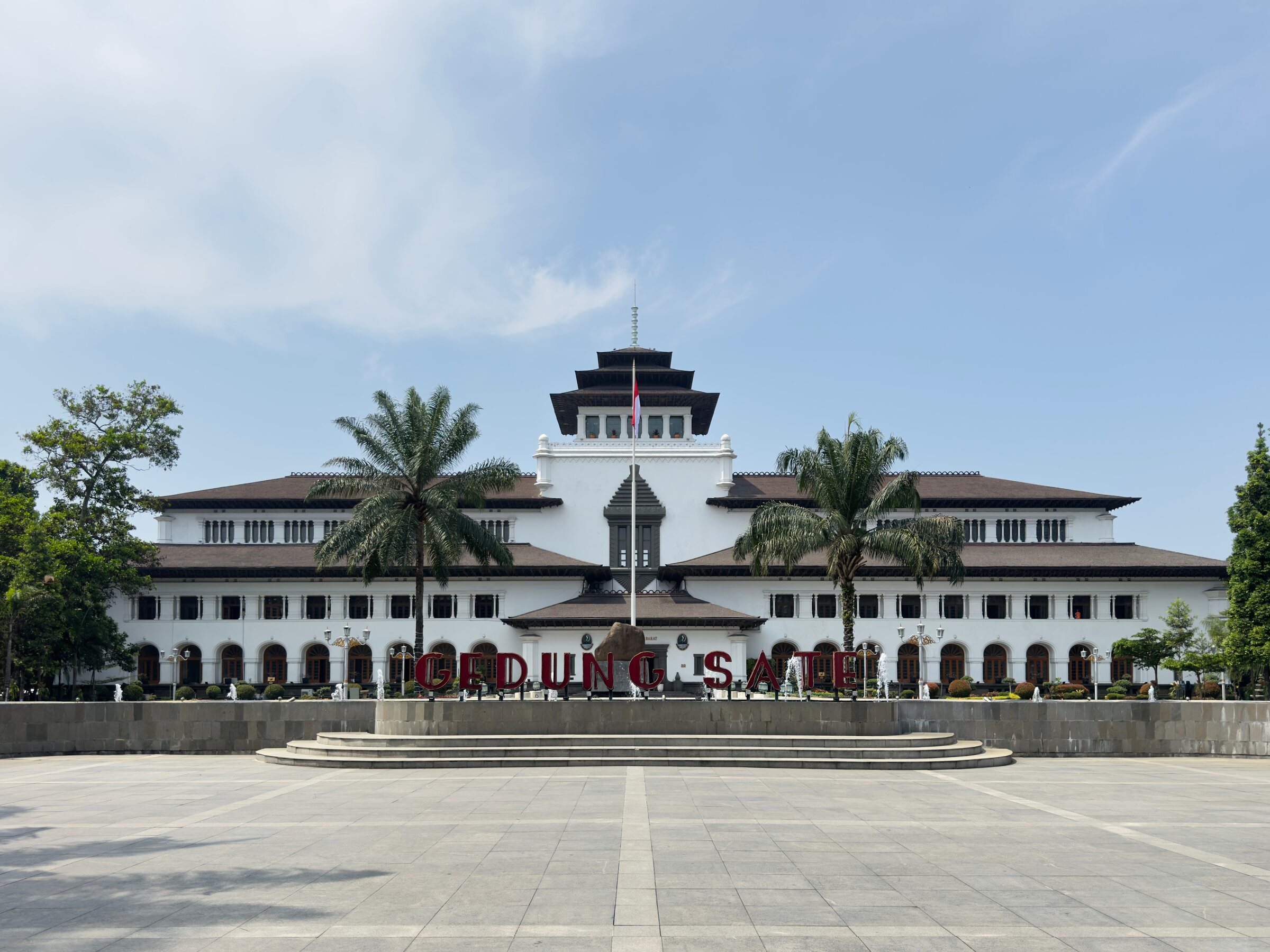 Gedung Sate heritage building in Bandung