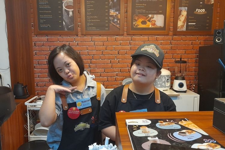 Inclusive cafe visit activity in Bandung